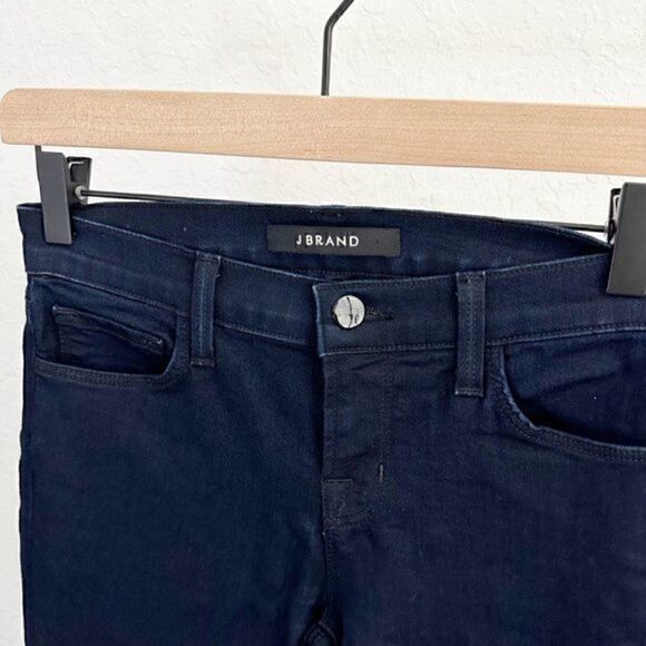 J Brand‎ Lapis Low Rise Cropped Skinny Leg Jeans Blue Size 26 - Picture 4 of 15